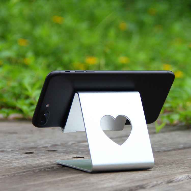Aluminum Alloy Phone & Tablet Stand | Adjustable Desk Holder | Black & Silver | Lightweight 110g
