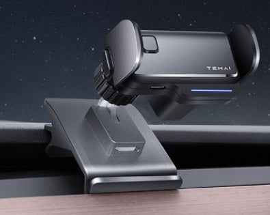 Aluminum Alloy Auto-Clamping Phone Holder – Gravity, Electric & Desktop Mount