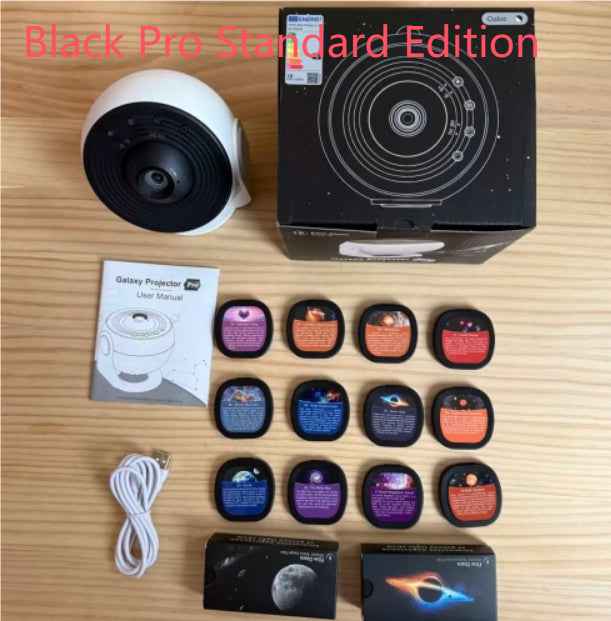 12-in-1 Galaxy Star Projector Night Light – 360° Rotating Planetarium Lamp for Kids Bedroom