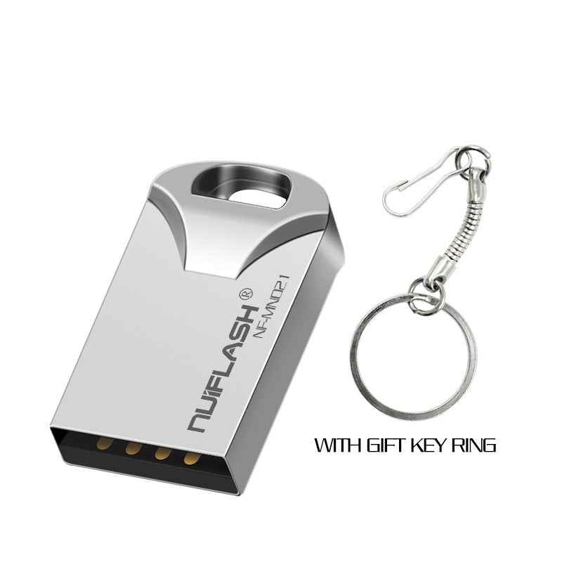 Mini USB Flash Drive | USB 2.0 | 4GB–128GB | Black & Silver | Solid State Storage