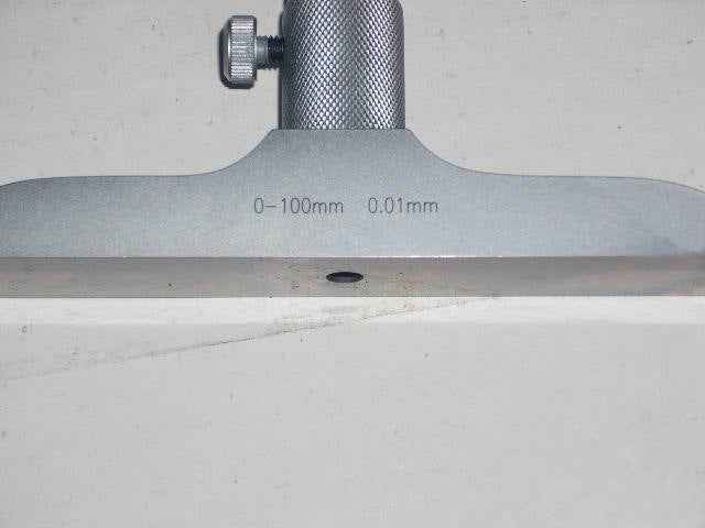 Depth Micrometer Set | 0–100mm, 0.01μm Resolution, Alloy | SUNSHINE EMPIRE