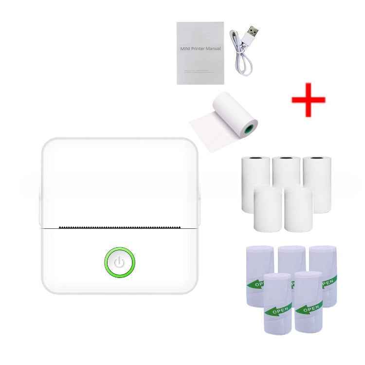 Portable Bluetooth Thermal Printer | BLE 4.0 | Photo, Banner & Text Printing | 800mAh | 1-Roll & 5-Roll | 7 Colours