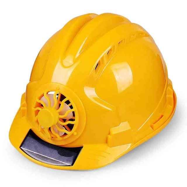 Solar-Powered Fan Safety Helmet | Built-In Ventilation Fan | Sun Protection | Construction & Outdoor Work