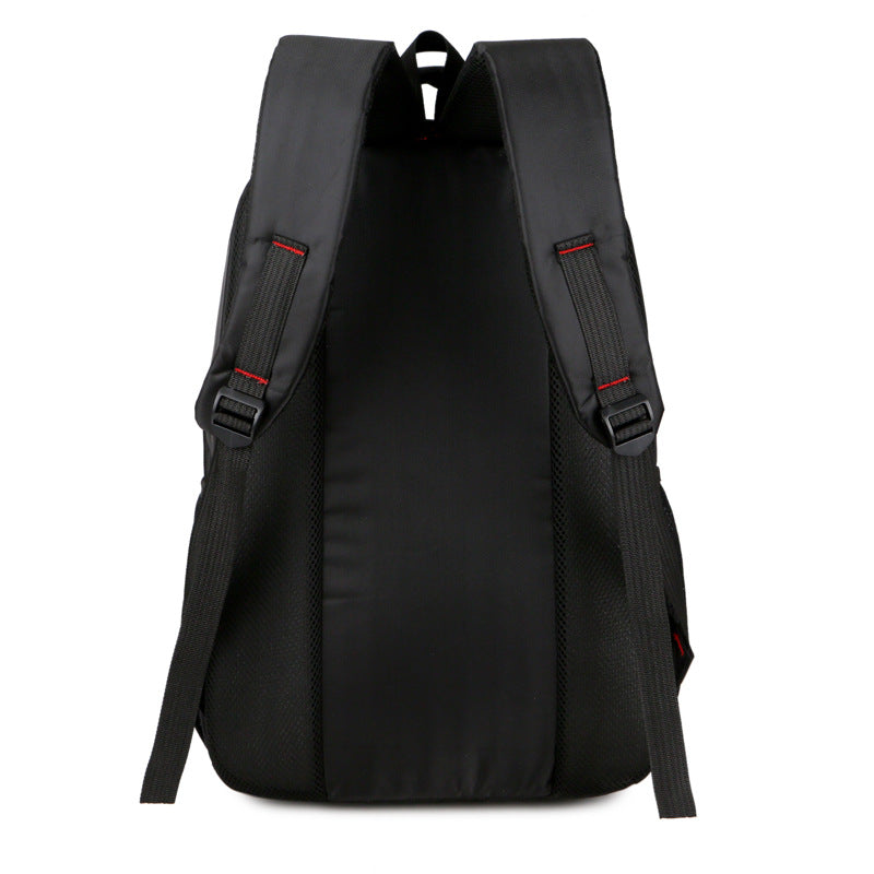 15" Oxford Cloth Anti-Theft Laptop Backpack | Camera Slot | Hidden Zipper | Breathable & Shockproof | 31×47×16cm | Black
