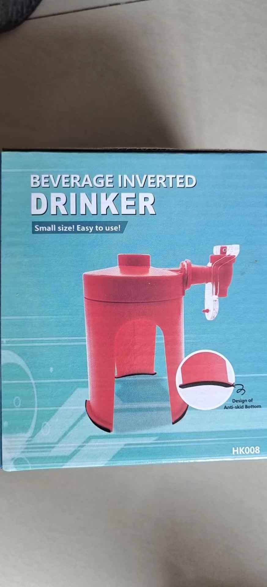 Automatic Inverted Bottle Drink Dispenser – Hands-Free | ABS & TPR | Home, Kitchen & Party