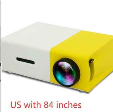 YG300 Mini LED Projector – 1080P Support, HDMI/USB/AV, Home Theater