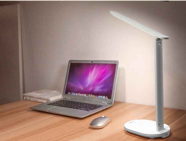 LED Touch Table Lamp | Built-in Rechargeable Battery, Touch Switch | Modern Minimalist Design | White