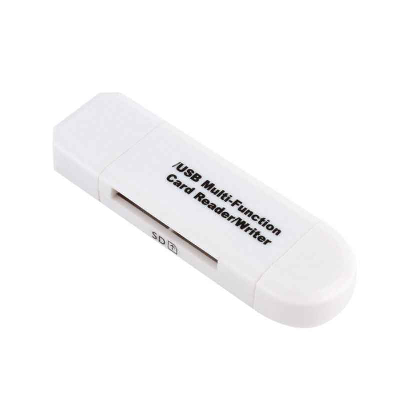 2-in-1 Micro USB OTG SD Card Reader | SD & Micro SD Slots | USB 2.0 | Android OTG | Windows & Mac | Black & White | 1–4 Pack