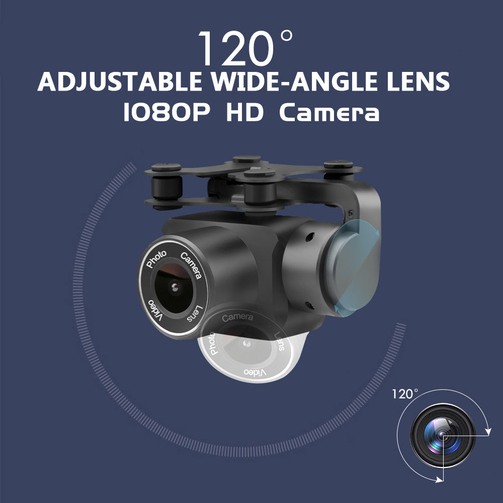 GW168 GPS Drone – 5G WiFi FPV Camera, Smart Follow, Headless Mode & APP Control