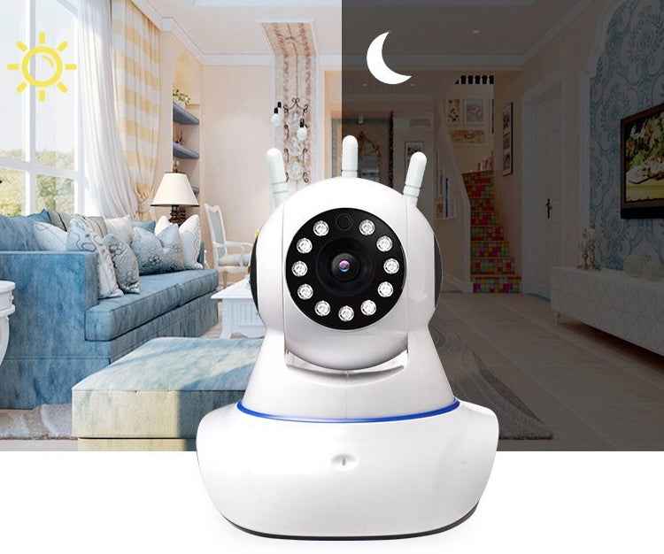 WiFi Indoor Security Camera – PTZ, Infrared Night Vision & Remote Monitoring via App (720p & 1080p)