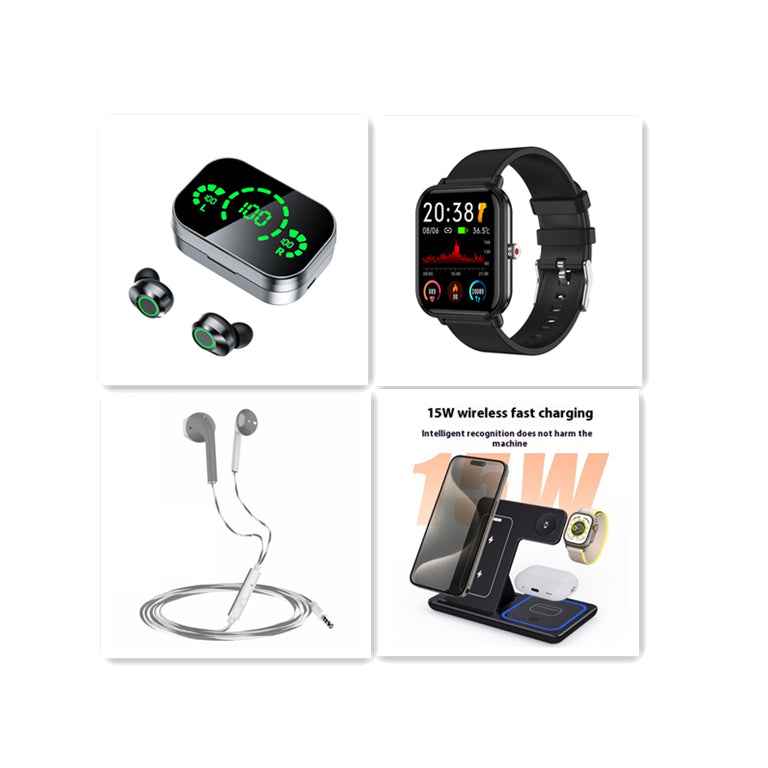 YD03 TWS Bluetooth 5.3 Earbuds – Noise Cancelling, LED Battery Display, Graphene Drivers