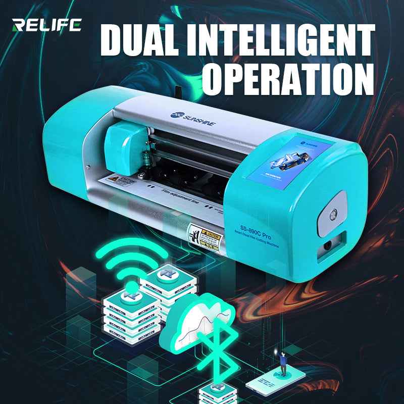SS-890C Pro 16-Inch Smart Film Cutting Machine | WiFi & Bluetooth, TPU Hydrogel (110V/220V)