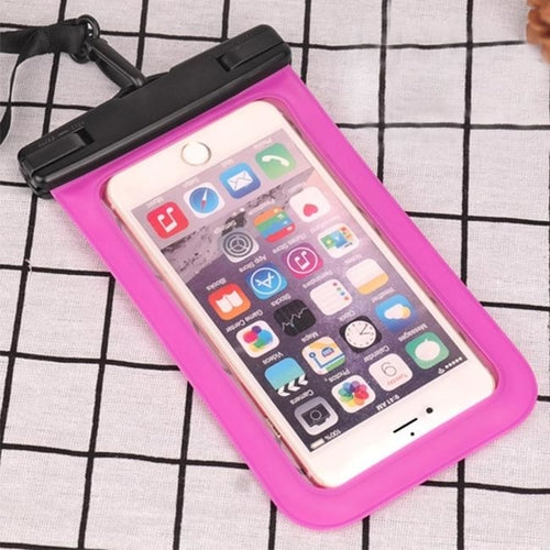 Waterproof Bag Phone Pouch Cover Mobile Case for Beach Outdoor - SUNSHINE1504