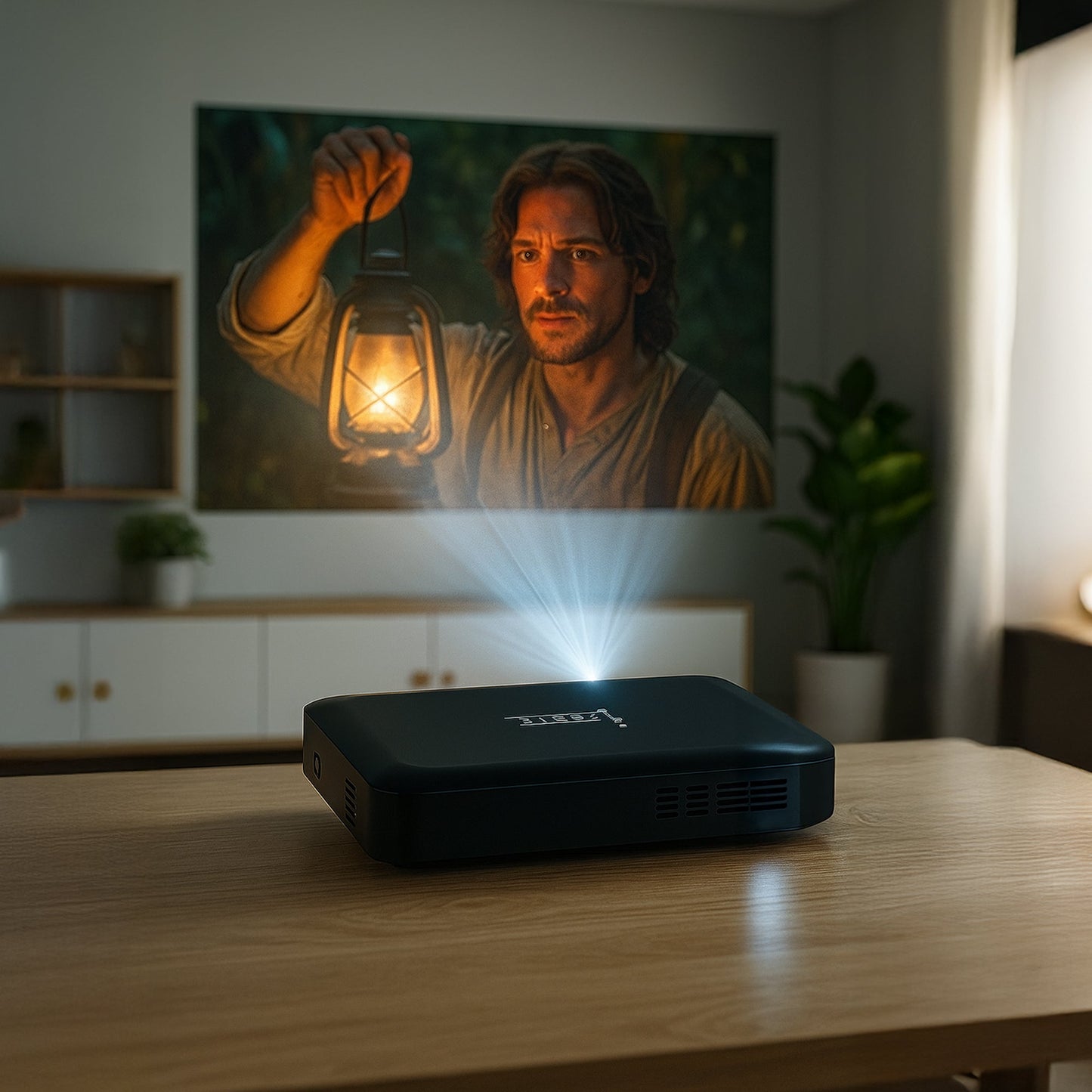 Pursonic Compact HD Projector – Portable Mini Projector for Movies, Gaming & Presentations