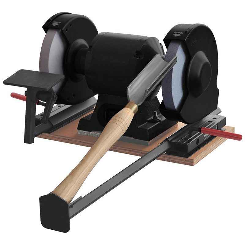 Fixed Angle Knife Sharpening Jig & Grinding Attachment Kit | 68cm Arm, Dual Base, Chisels & Gouges