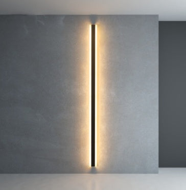 Minimalist Long LED Wall Lamp | Acrylic Shade | 220V | 30cm 6W & 60cm 12W | Neutral, Warm & White Light | Living Room, Bedroom & Hallway