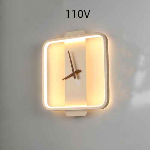 Nordic Acrylic Wall Lamp | LED, 300mm, Round & Square, Black & Gold | 110V & 220V