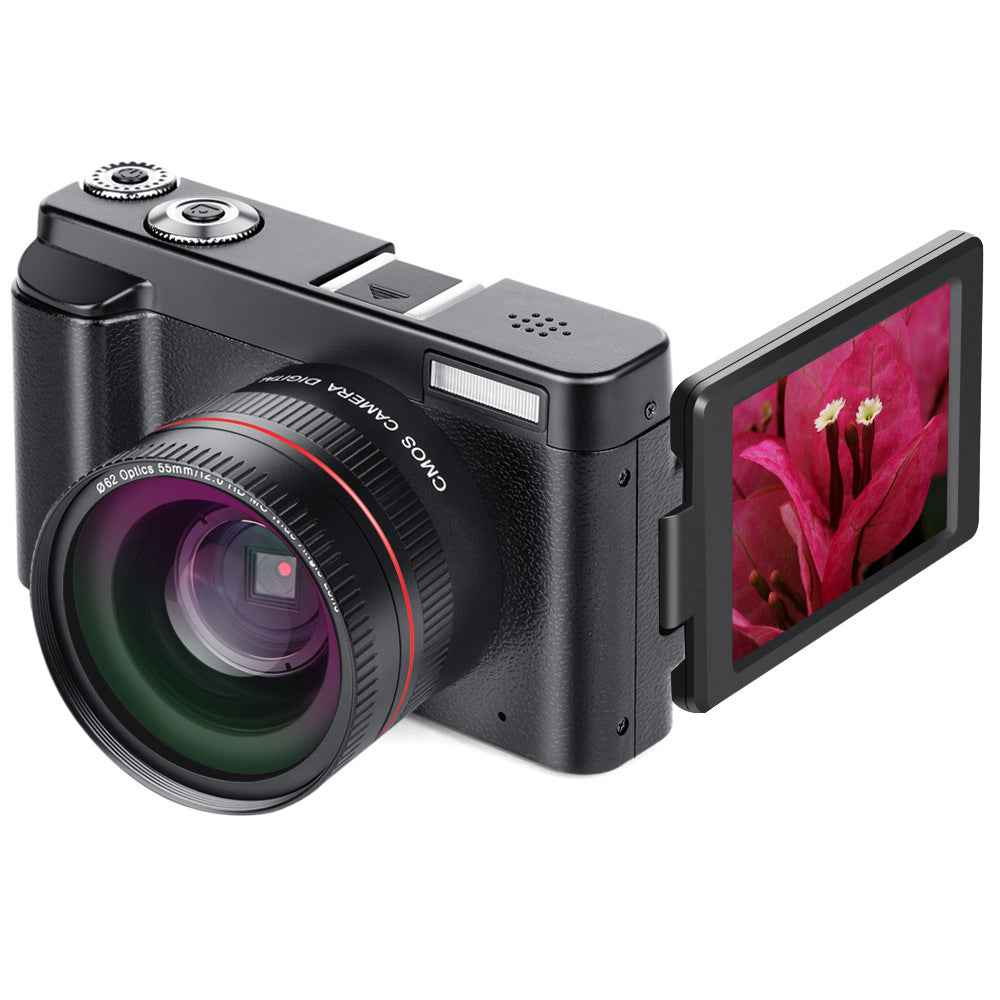 24MP Digital Camera with WiFi & Flip Screen – 1080P, 16x Zoom, Night Mode, USB