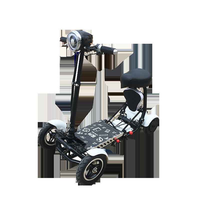 DH0305 Folding 4-Wheel Electric Mobility Scooter | Dual 250W, 25km Range, Adults & Elderly