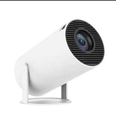 HY300 Smart Android Barrel Projector | 720p HD | 120 ANSI | 60W | Home Cinema | US, UK, AU & EU Plug | White