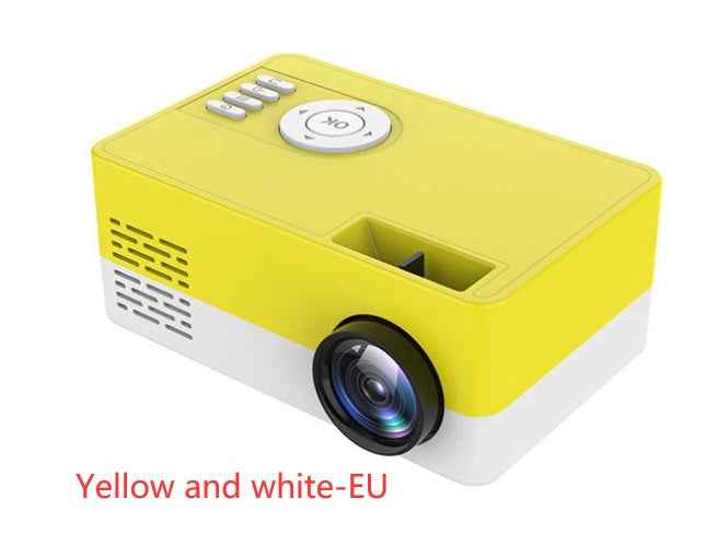 Handheld Mini LED Projector | 240p Digital Projector | 60cm Screen | 18W | US, UK, EU & AU Plug | Home & Gift