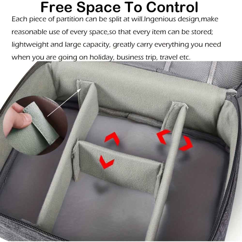Travel Electronics Organizer Bag – Waterproof Cable & Accessories Case