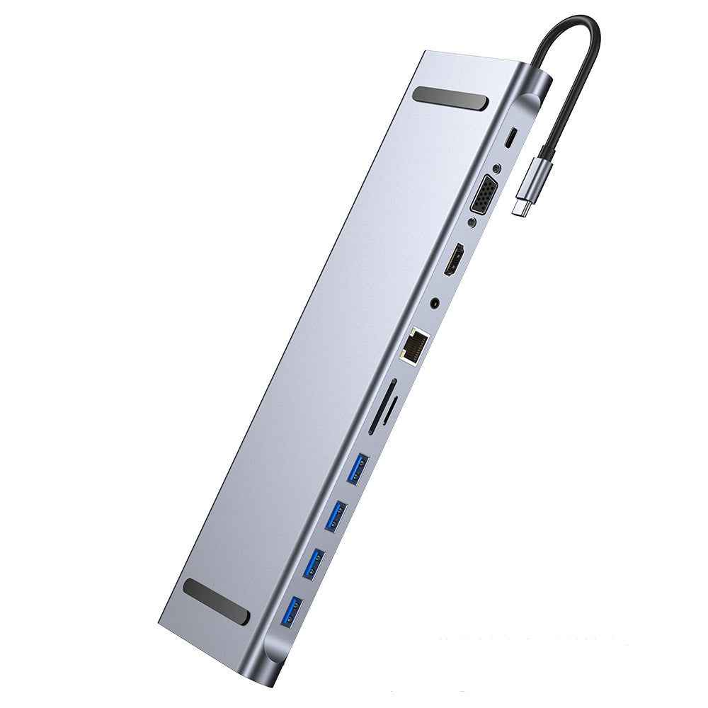 11-in-1 USB-C Hub Docking Station | Gigabit, Type-C | MacBook & Laptop Multiport Adapter