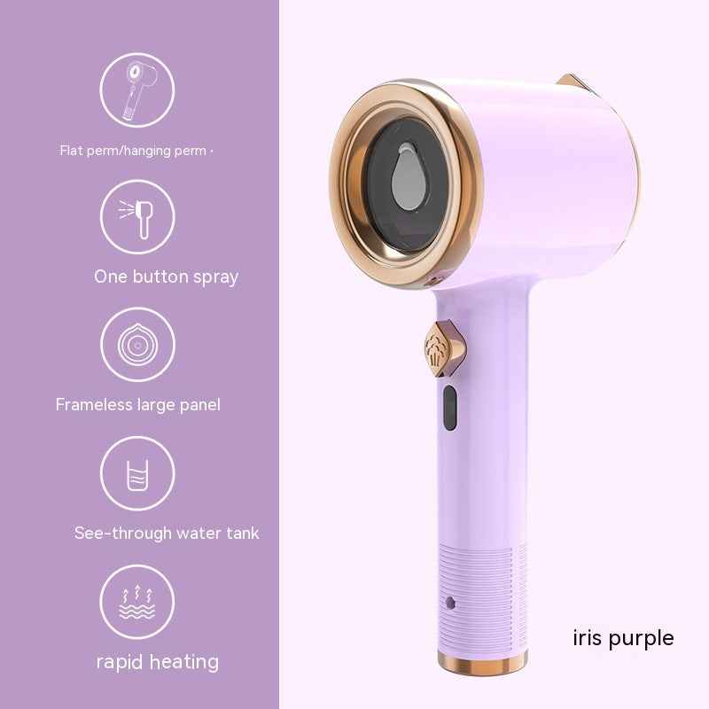 33W Handheld Portable Garment Steamer – Titanium Panel | 50ml | All Plugs | Beige, Green & Purple