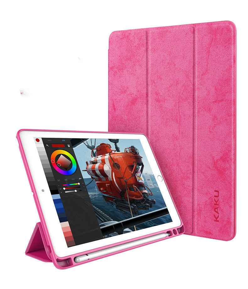 PU Leather iPad Case | Auto Sleep/Wake, Clamshell | iPad 9.7, 10.2, 10.5, 10.9, Pro 11, Mini 1-5 | 7 Colors