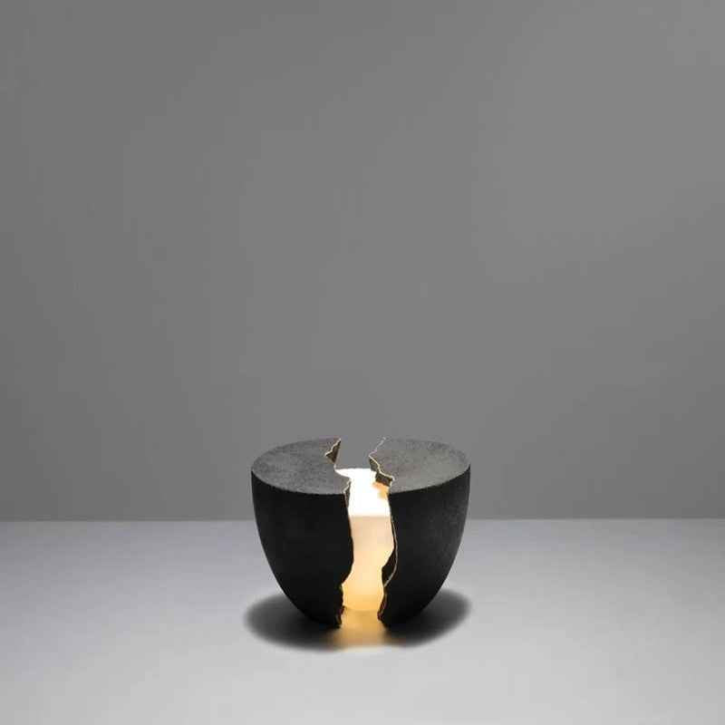 Modern Minimalist Resin Natural Sand LED 4000K Bedside Table Lamp | 130×70mm, ≤36V, US Plug