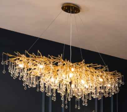 Postmodern Water Drop Crystal LED Chandelier | Smart Control, 10 Sizes, EU CE, 220V