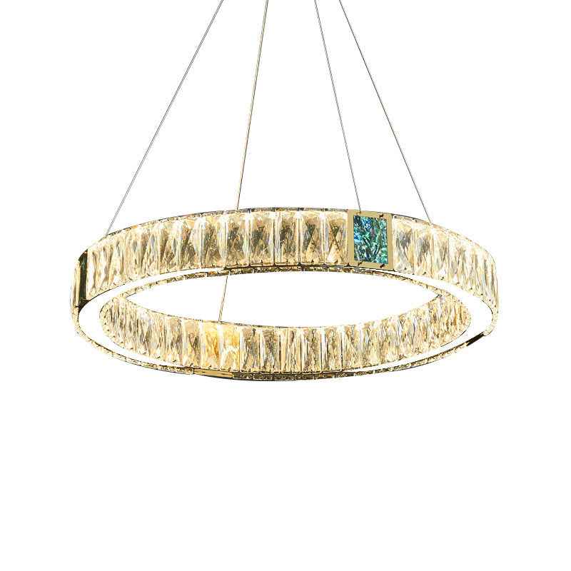 Light Luxury Crystal Chandelier | K9 & Plain Crystal, 14 Sizes, Touch Switch LED
