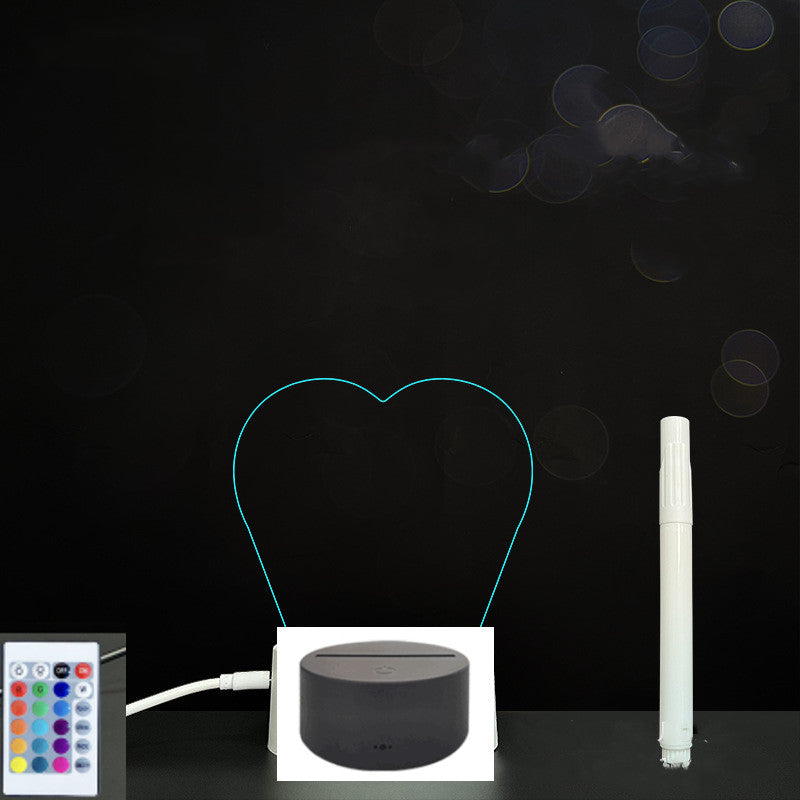 LED Acrylic Handwriting Message Board | 3W 5V USB | Touch & Remote | 16 Designs | Acrylic + ABS | Erasable Pen Included