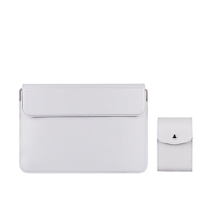 PU Leather Laptop Sleeve & Inner Bag | 13.3", 14.1", 15.4" | Multiple Colors | Bracket Style
