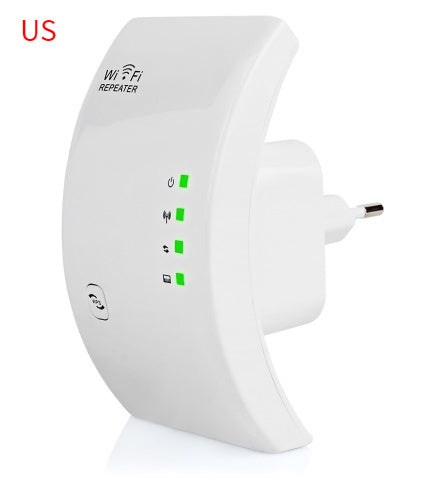 300Mbps WiFi Repeater & Range Extender | 2.4GHz | VPN | WPS | WDS | 802.11b/g/n | EU & US Plug | Black & White | Single, 2-Pack & 3-Pack