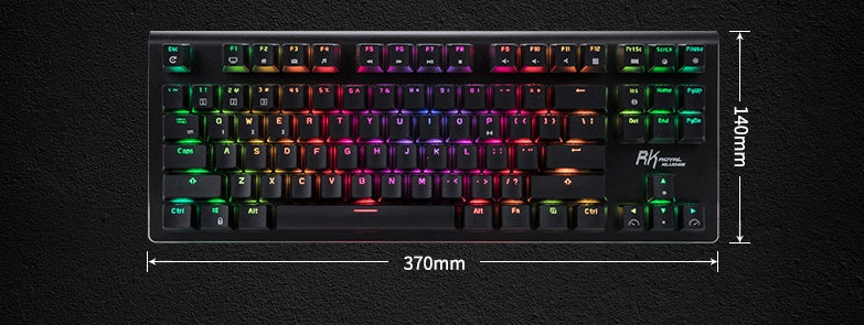 G-87 TKL Mechanical Keyboard | 87 Keys | USB & Bluetooth 3.0 | Blue, Brown & Red Switch | ABS Keycaps