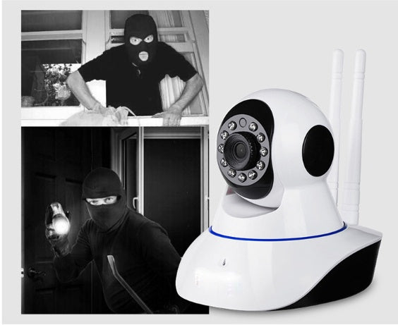1080P WiFi Indoor Dome Security Camera | F1.0 Lens | Alarm | CMS | US, UK, EU & CH Plug