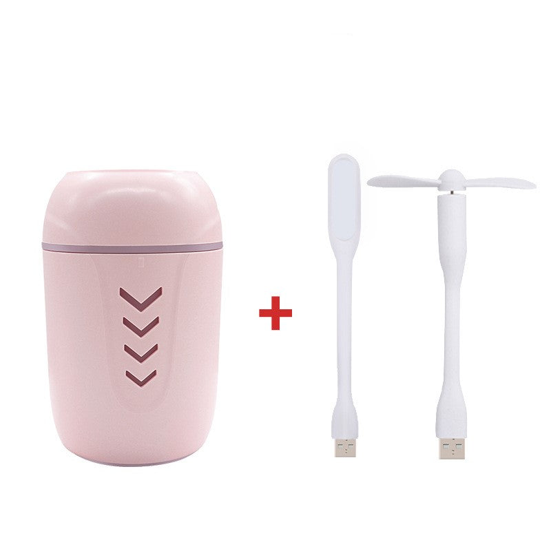 X3 USB Aromatherapy Humidifier | 200ml | USB & AC | Mechanical | Columnar | Portable Car & Desktop | Blue, Pink & White