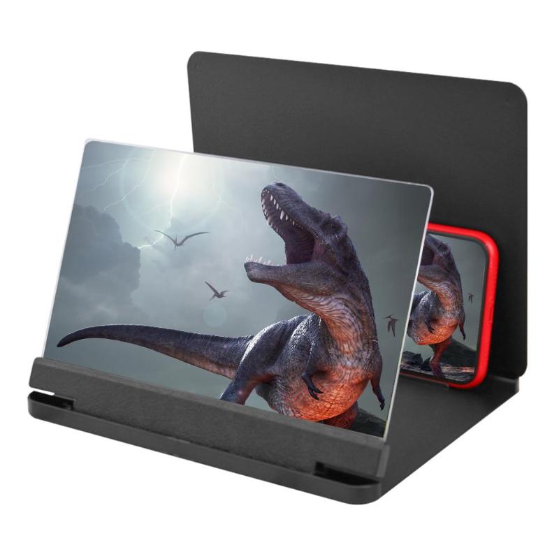 Phone Screen Magnifier & Amplifier | 9" & 12" Curved HD Lens | Foldable Stand | No Electricity Needed