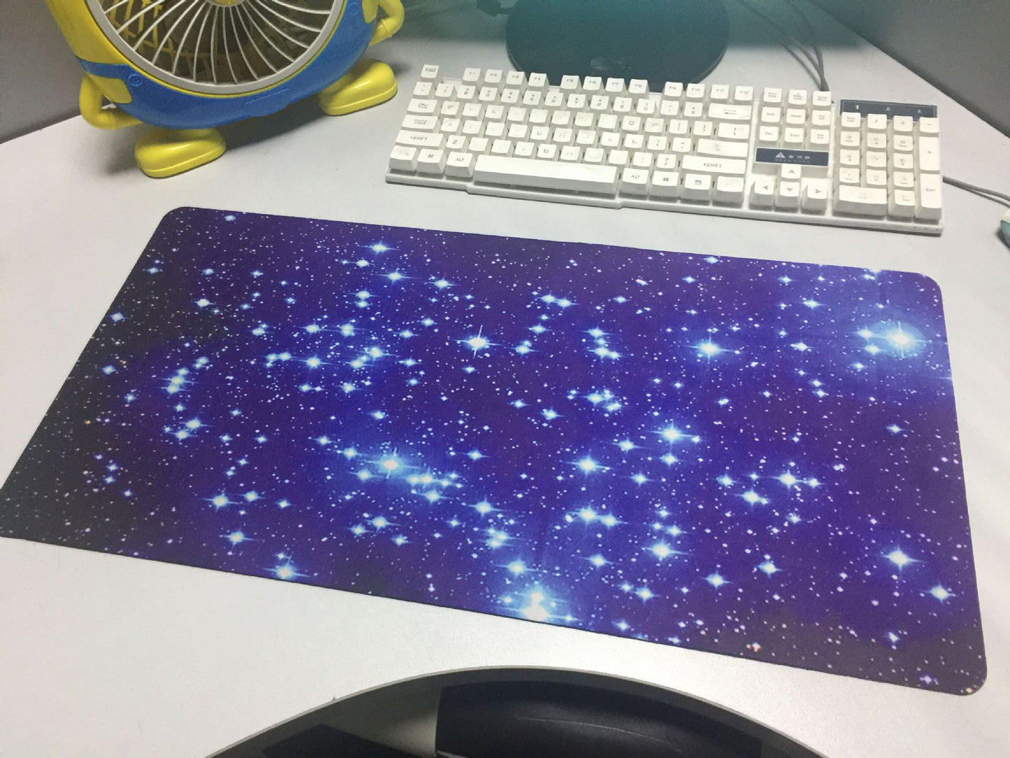 Large Extended Mouse Pad | High-Density Fabric, Anti-Slip Rubber Base, Multiple Sizes & Thickness | Blue