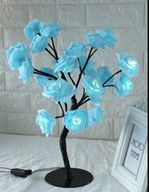 Decorative LED Flower Tree Lamp | Warm Light | 220V | Indoor & Window Decor | 8 Colour Combos | EU, US & USB | Gift