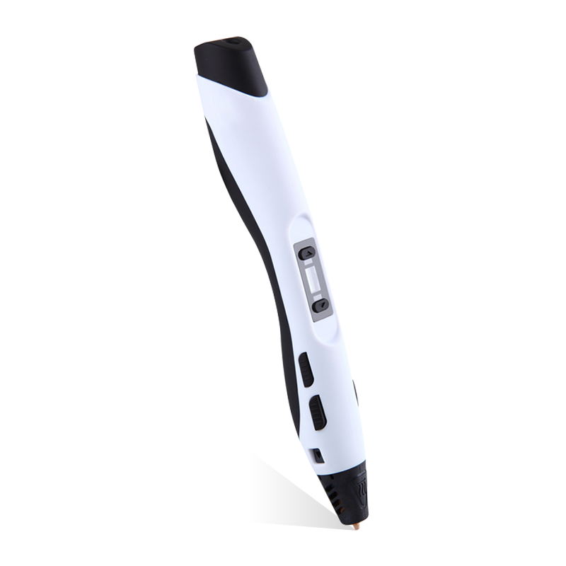 3D Printing Pen | 3D Drawing & Graffiti | EU, UK & USA Plug | 18cm | Black, Blue, Green & White