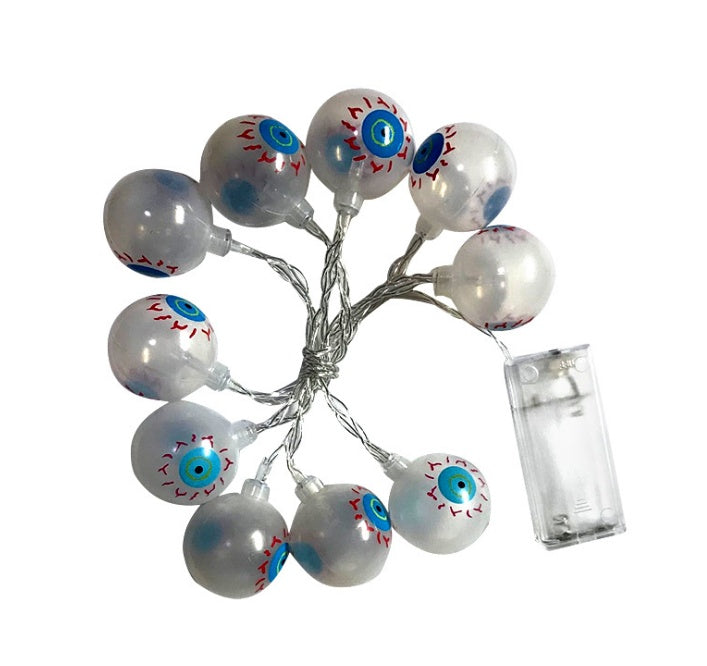 Halloween LED String Lights | 1.2M | 10 LEDs | Battery Powered | Waterproof | White, Warm White & 4 Colours | 9 Pendant Designs | Indoor & Outdoor