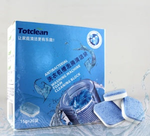 Washing Machine Tub Cleaning Bomb Tablets | Active Oxygen | Deep Clean | Deodorises | 15g Each | 1–100pcs | Blue & White | All Machine Brands