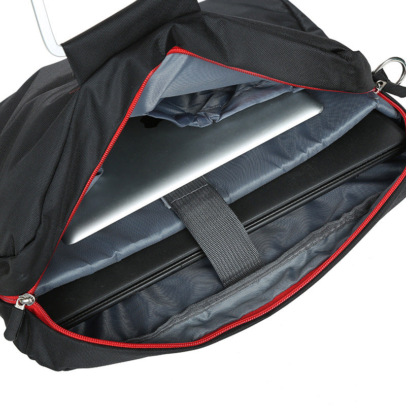 14" Nylon Laptop Tote Bag | Wear-Resistant, Lightweight Carry Bag | Black, Red & Wine Red