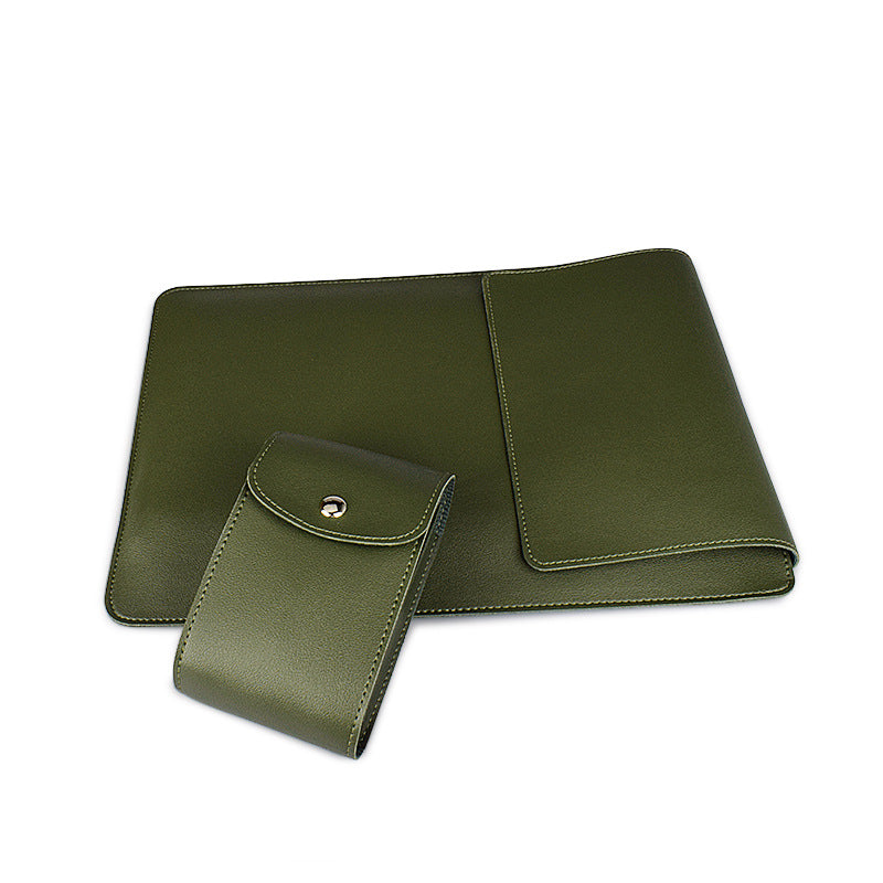 PU Leather Laptop Sleeve & Inner Bag | 13.3", 14.1", 15.4" | Multiple Colors | Bracket Style