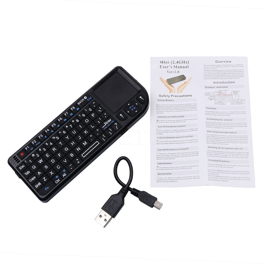 Wireless Keyboard | Slim Compact Design | USB Receiver | PC, Laptop, Mac & Smart TV Compatible