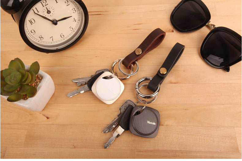 Bluetooth Tracker & Key Finder | 10-Month Battery, 85dB Alert, iOS & Android | Black & Champagne