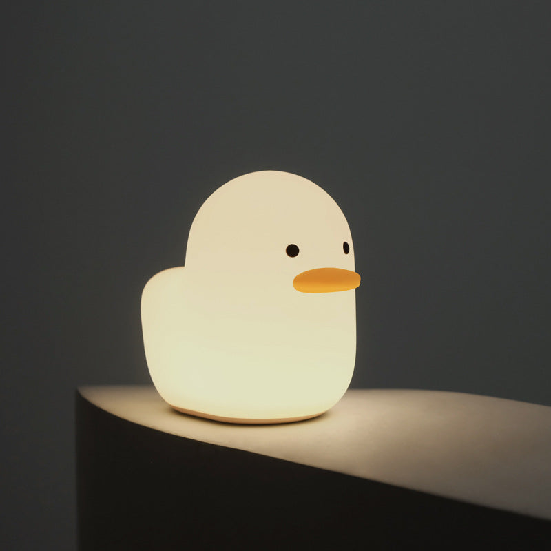 Cute Silicone Animal Night Light | ABS & Silicone | 1,200mAh | USB Rechargeable | 3W | 124×77×110mm | Dog & Warm Light | Kids Room, Bedroom & Bedside | Holiday Gift