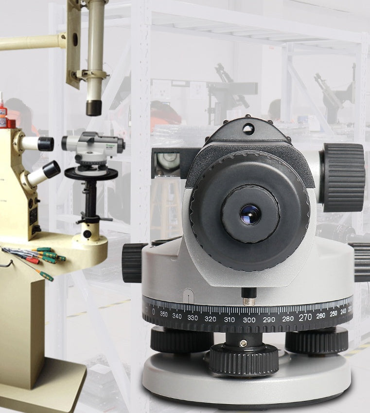 32X Automatic Optical Level | IP54, 120m Range, 36mm Lens, 1.0mm/km Accuracy, Construction Surveying